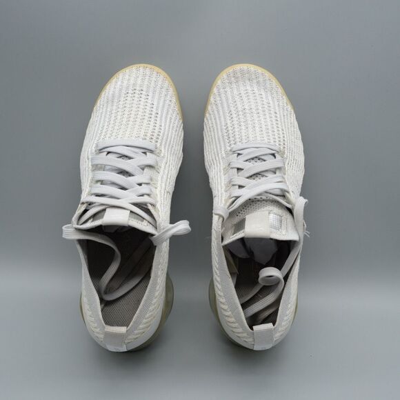 Nike Air VaporMax Flyknit 3 Shoes Women's Size 10 Pure Platinum AJ6910-100 - Picture 5 of 10